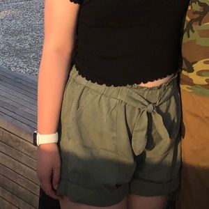 Aerie Green shorts